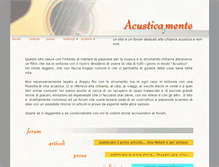 Tablet Screenshot of acusticamente.org